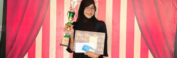 2nd winner in the recent News Anchor Competition!