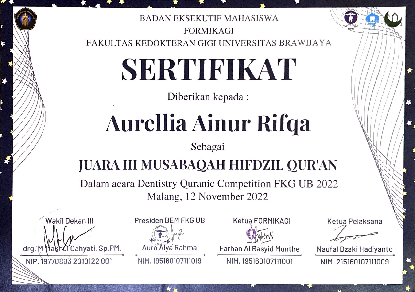 Aurellia Ainur Rifqa – INSTARTER